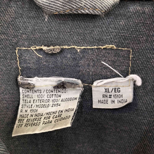 ラングラー Wrangler インド製 デニムジャケット メンズ import:XL